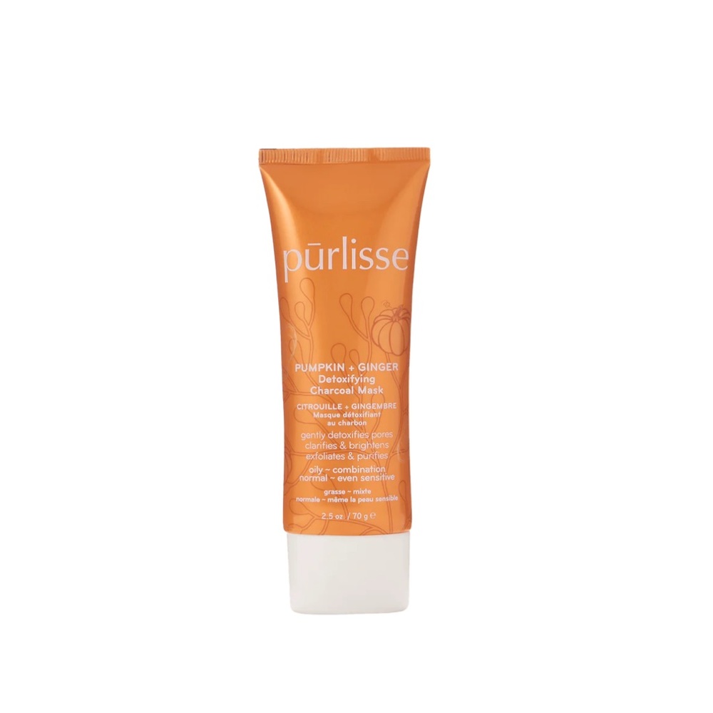 Pūrlisse Pumpkin + Ginger Detoxifying Charcoal Mask